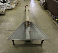 12FT X4" GRAIN AUGER, WITH HOPPER, WORKS PER