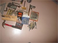 Assorted Drill bits/ square/ wrenches