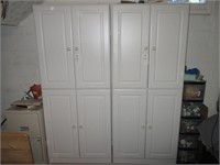 2 pantry cabinets