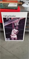 Signed Michael Jordan poster vintage