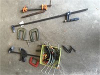 various small clamps