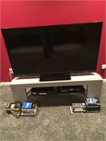 VCR/ Blueray/ 55" Flatscreen Visio TV