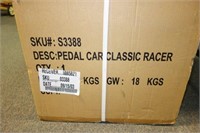 CLASSIC RACER PEDAL CAR NEW IN BOX