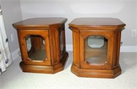 Lighted End Tables (Curio, Display cabinets)