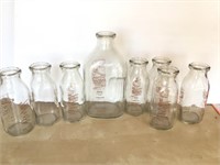 Vintage milk jugs