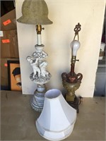 Cherub vintage lamp and more