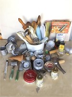 Vintage cookingware and gadgets