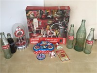 Coca-cola vintage bottles and memorabilia