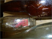 Box of 3 vintage bottles