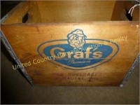 Graf's wood soda case