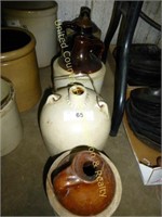 Lot of 5 stoneware jugs