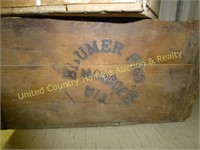 Blummer wood beer case