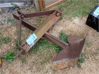 1 Row ditch plow, 3-pt. hitch