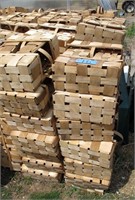 Large Lot of wooden 8-quart (peck) baskets