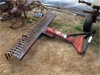 7' Howse Implement York rake, 3-point hitch