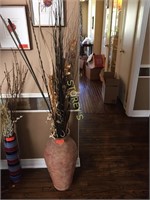 Decorative Vase w/ Plants