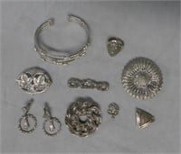 Silver Marcasite Jewelry Assortment