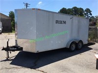 7'x18'x7.5' Tandem Axel  Enclosed Cargo Trailer