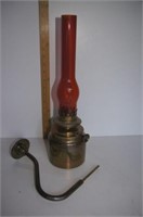 Vintage Wall-Mount Brass Lamp