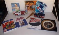 2 Collector Pepsi Trucks, Books, Apron