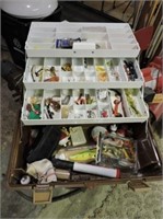 Large tackle box & contents
