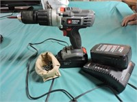 Porter Cable 18V drill, two batteries & charger