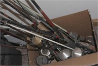 box lot fishing rods & reels