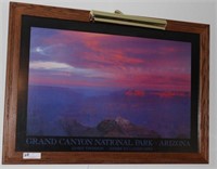 oak framed Grand Canyon National Park poster
