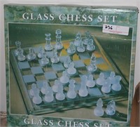 glass chess set