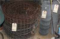 4 rolls galv. & steel wire & some netting