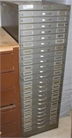 Peerless 24 drawer metal cabinet