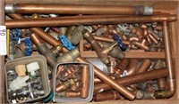 Contents of 3 drawers-copper fittings