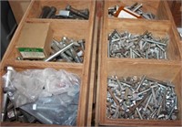 Contents of 6 drawers of bolts