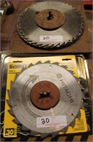 7 used 8 1/2" & 10" circular saw blades