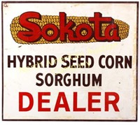 Sokota Seed Corn Dealer Advertising Sign