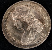 Coin 1832 Cap Bust Letter Edge Silver Half Dollar
