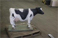 CEMENT COW STATUE