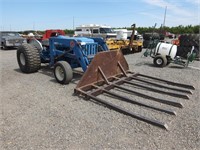 Ford 4610 Tractor with Brush Rake