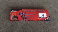 3pc Aluminum Pipe Wrench Set