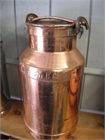 Copper Milk Can