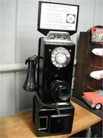 Vintage Pay Phone w/Key