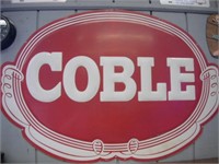 Coble Metal Sign