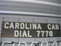 Reflective Carolina Cab Sign