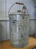 Vitage Galvanized Kerosene/Gas Can