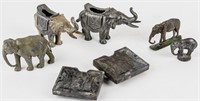 Vintage Lead Diecast Elephants & Toy Soldier Mold