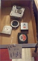 Box of 5 tape measures Quaker Oats Craftsman