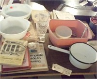 Anchor Hocking, Pyrex, old south cookbooks more