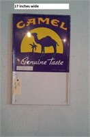2 old cigarette metal signs GPC and Camel