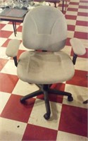 nice gray office steno chair