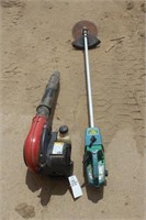 HOMELITE BVM160 LEAF BLOWER AND XR-90 WEED EATER,